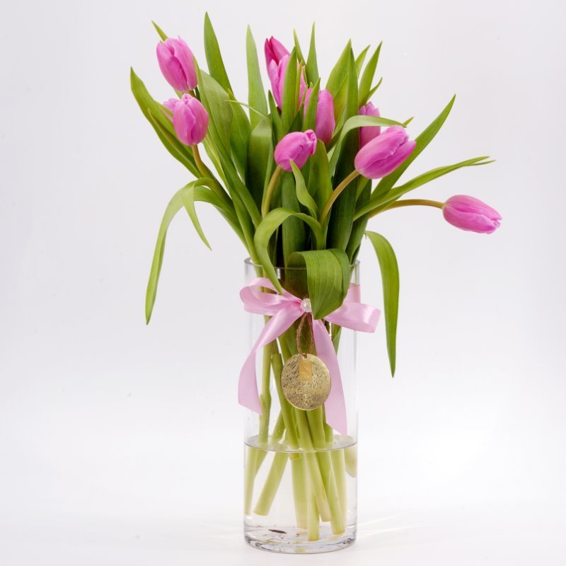 Cylindrical vase 25
