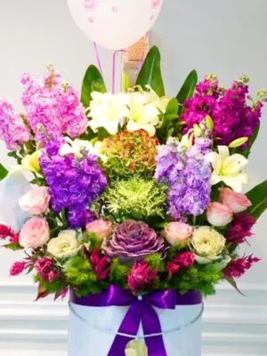 Color Whisper Bouquet by Salma Flowers – Same-day delivery in Amman