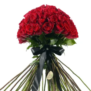 Velvet Red Rose Bouquet by Salma Flowers – Same-day delivery in Amman