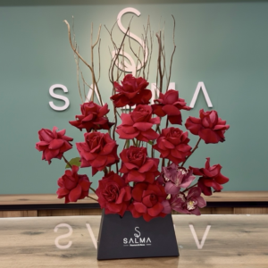 Midnight Elegance - Luxury Flowers Arrangement