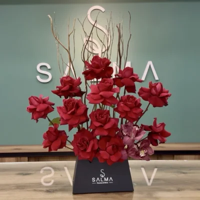 Midnight Elegance - Luxury Flowers Arrangement