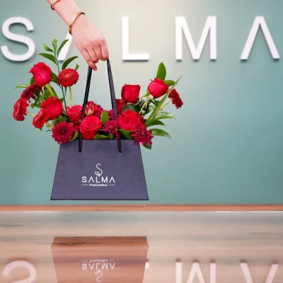 Gilded Geometry - Luxury Flowers Arrangement