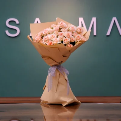 Peach Dream - Luxury Flowers Arrangement