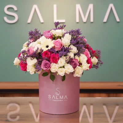 Roseate Glow - Luxury Flowers Arrangement
