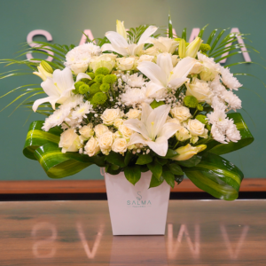 Petals In Pearly - Luxury Flowers Arrangement