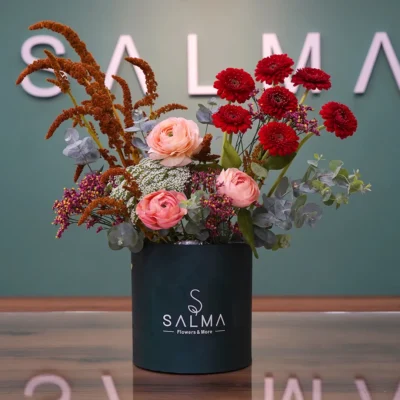 Luxury Flowers In Box Amman - Royal Noir