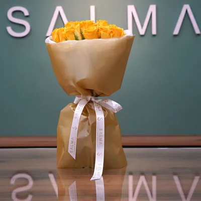 Golden Harvest - Luxury Flowers Arrangement