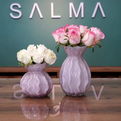 Blush Roses Grand Vase